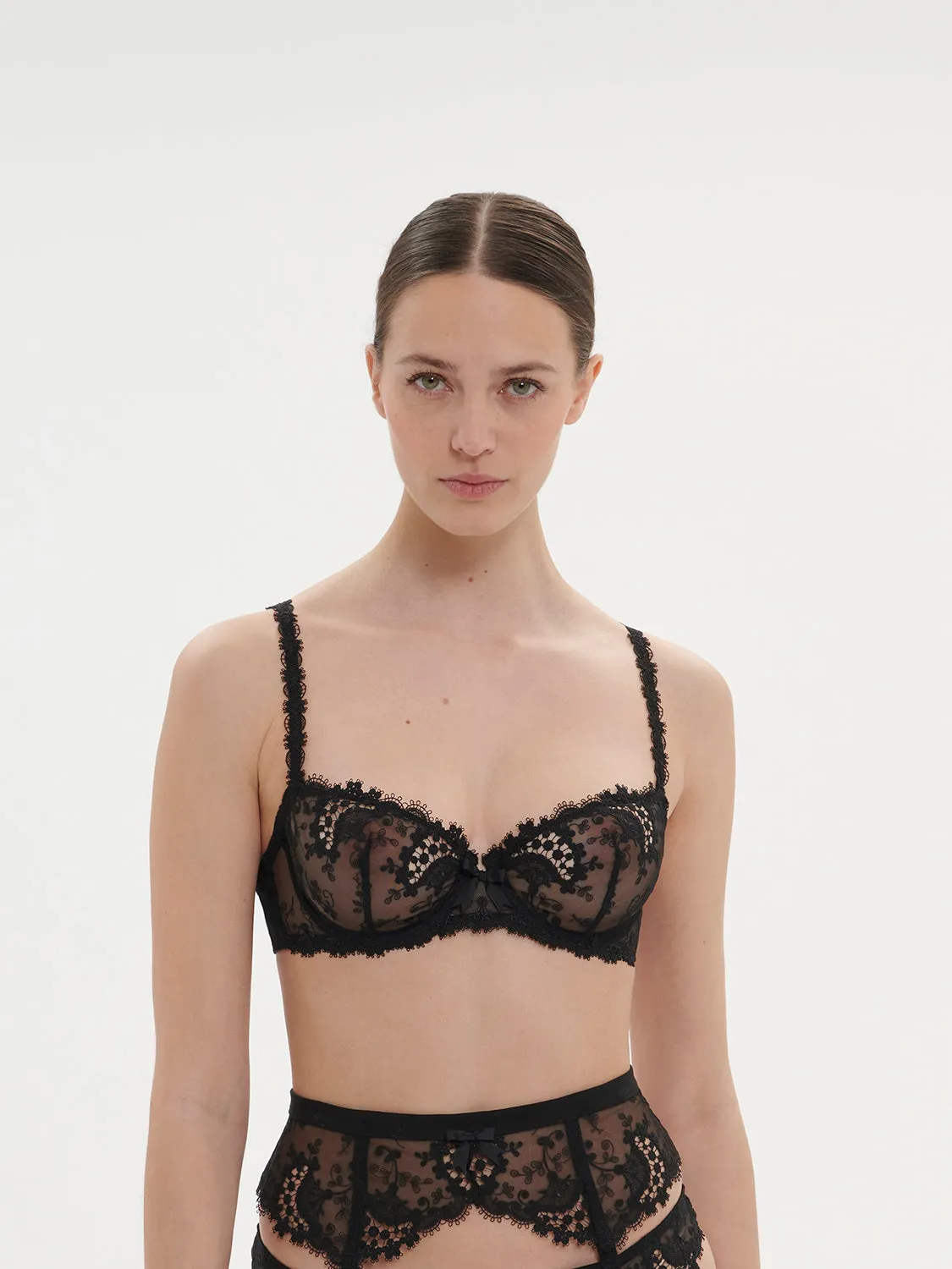 Wish Suspender Belt - Black