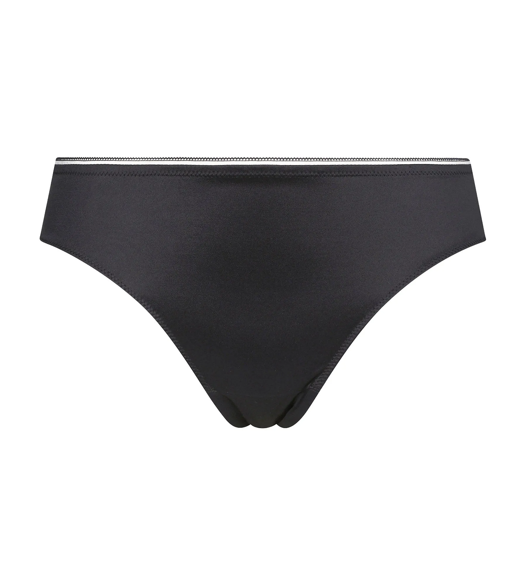 Women's satin microfiber tanga Gris Granit Dim Chri
