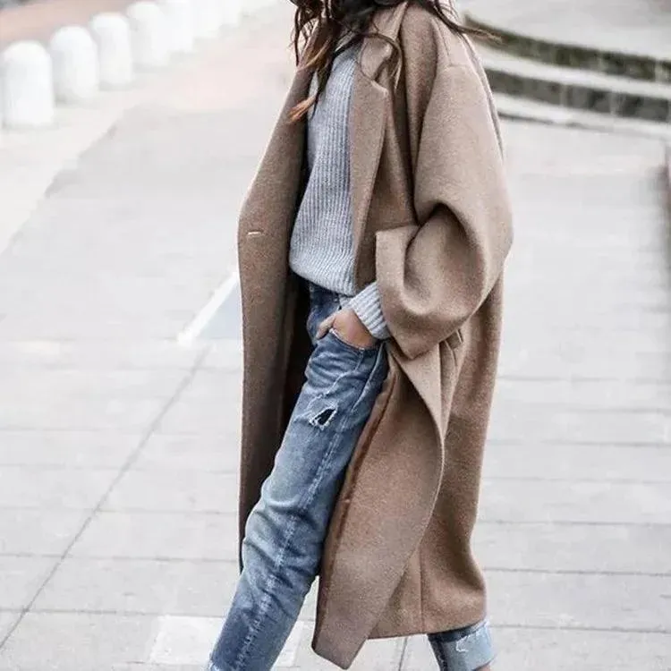 Women's Thermal Wool Overcoat